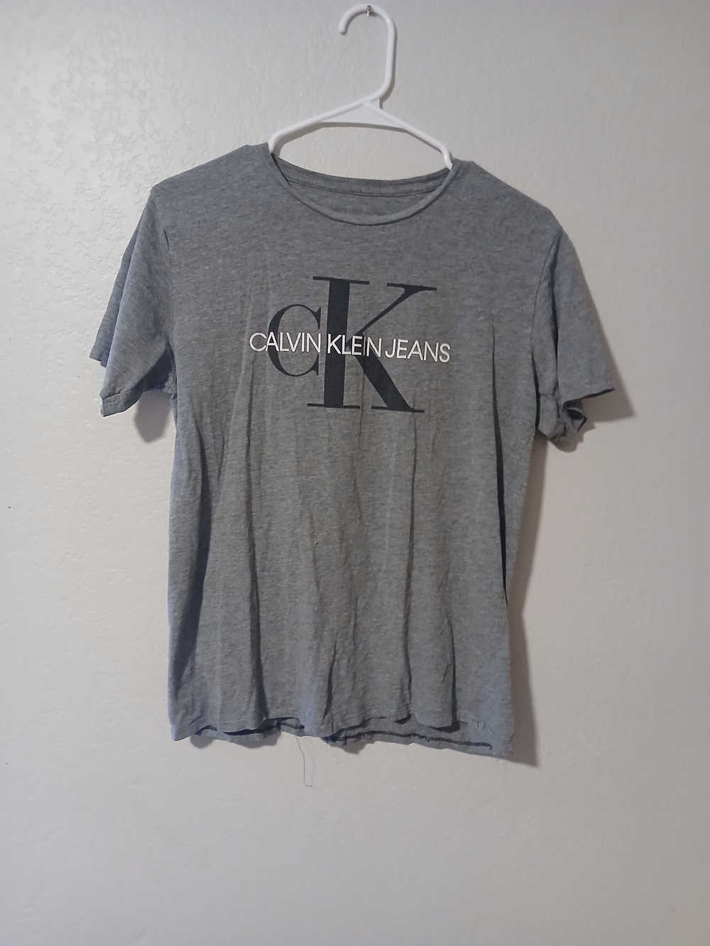 Calvin Klein Jeans Kids Gray Logo T-Shirt